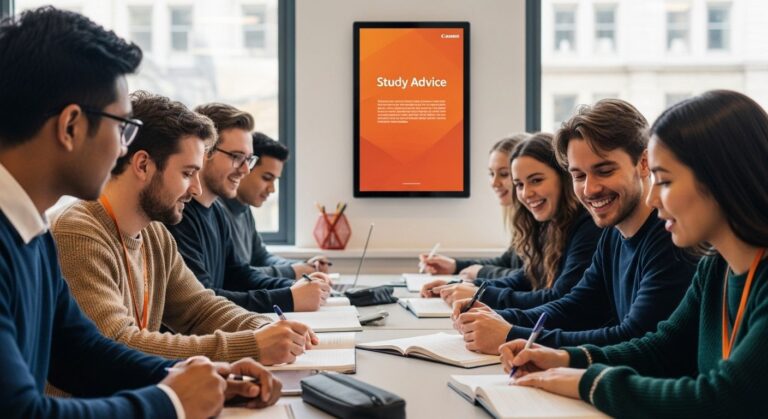 students study advice group