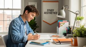 study aesthetics student workspace