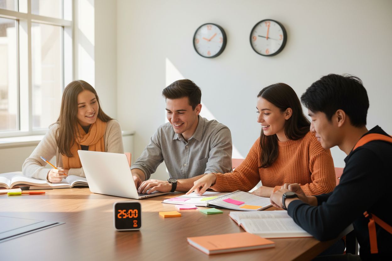 students time management, study planner, student teamwork