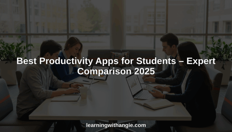 productivity apps for students hero header image
