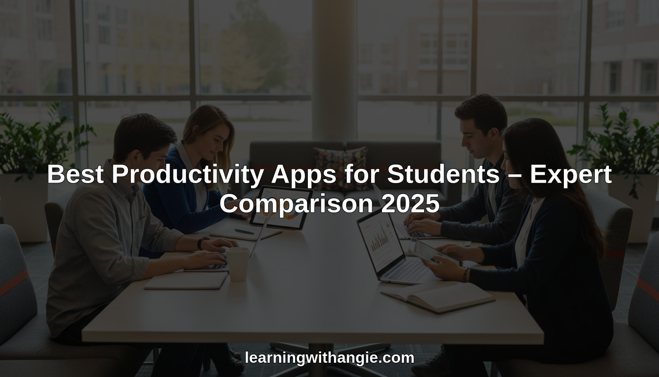 productivity apps for students hero header image
