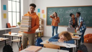 sarcastic students classroom