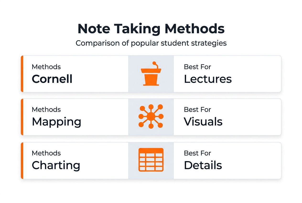What is note taking with examples: a 2026 student guide