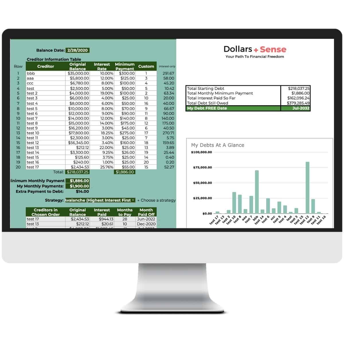 Best Debt Snowball Spreadsheet: I Paid Off Over 100,000 In Debt Fast