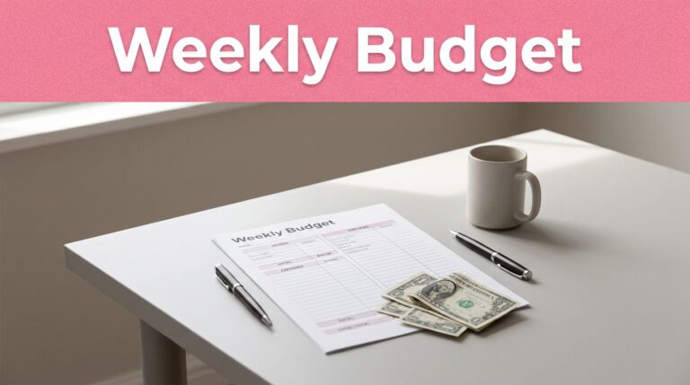 Weekly Budget Template for Friday Paychecks